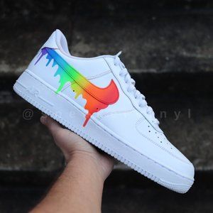 AIR FORCE 1 Low Pride Rainbow Paint Drips